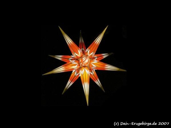 Weihnachtsstern Adventsstern ... im Erzgebirge