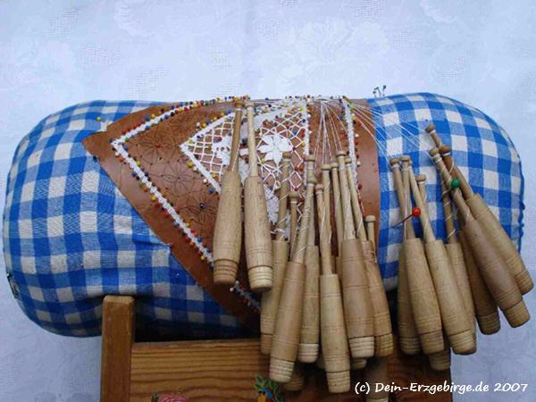 Klöppelkunst Klöppeln ... im Erzgebirge