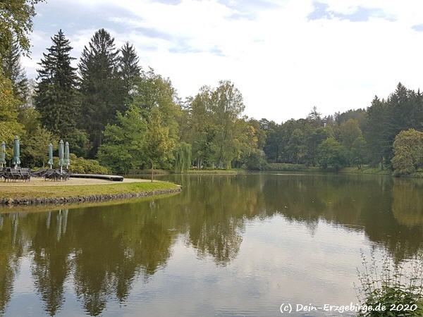 Am Louisa-See (Gondelteich) ...