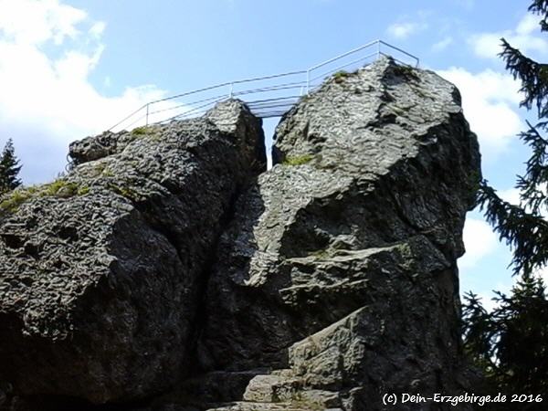 Der Schneckenstein im Erzgebirge-Vogtland, Sachsen