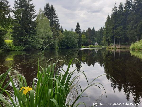 An der Muldenquelle in Schöneck ...