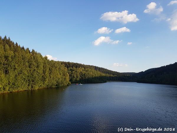 An der Talsperre Falkenstein ...