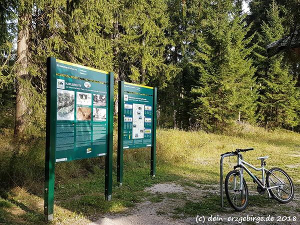 Entlang der Karlsroute durchs Erzgebirge ...