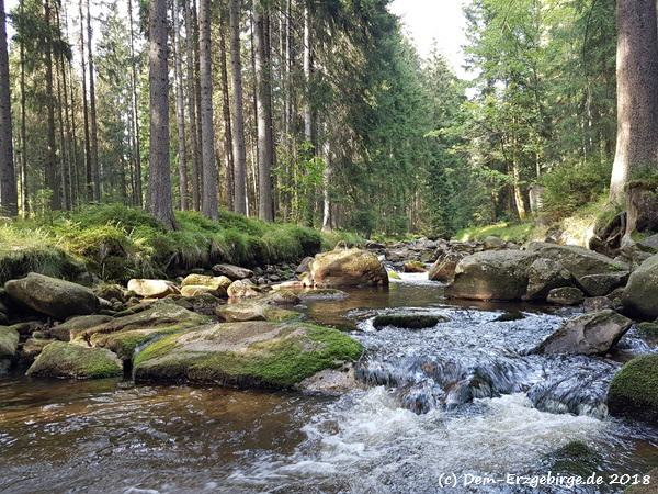 Fluss Rolava in Tschechien ...